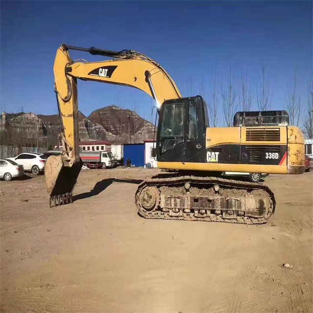 36トンのほぼ新しい 日本から輸入された クローラー掘削機 中古 改装 CAT 336 D