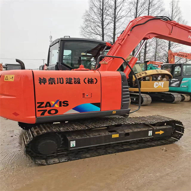 6.3トンのミニ 作業用古着掘削機 熟練した 日本輸入 ヒタチ ZX 70 状態良好