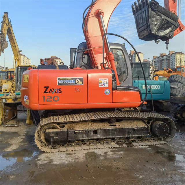 12.5トンのミニ 作業準備ができていて 経験豊富な 日本からの輸入品 ヒタチ ZX 120 状態良好