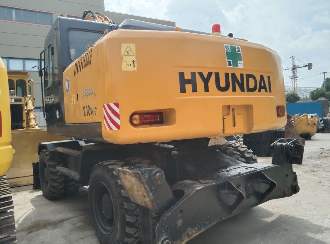 21.2トンのハインダイ 210W-7 中古車輪掘削機 容量1.34m3