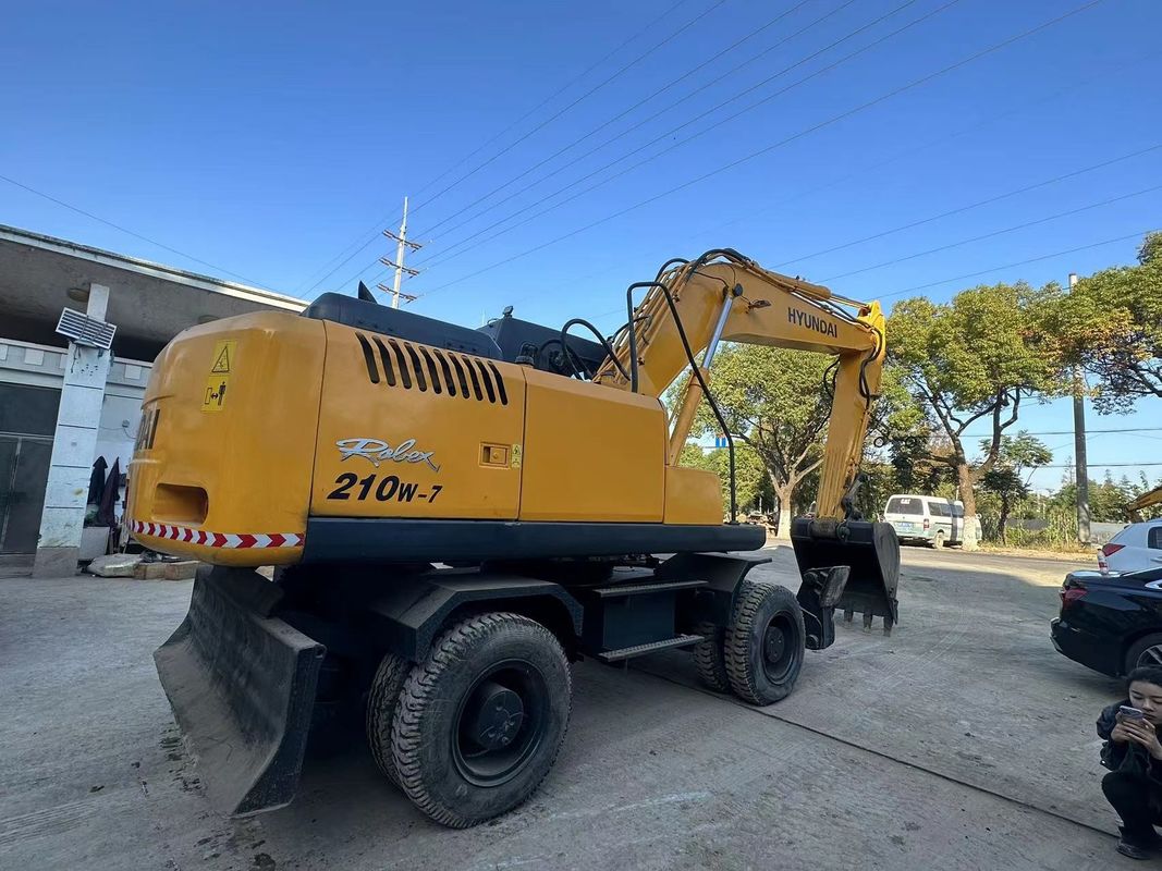 21.2トンのハインダイ 210W-7 中古車輪掘削機 容量1.34m3