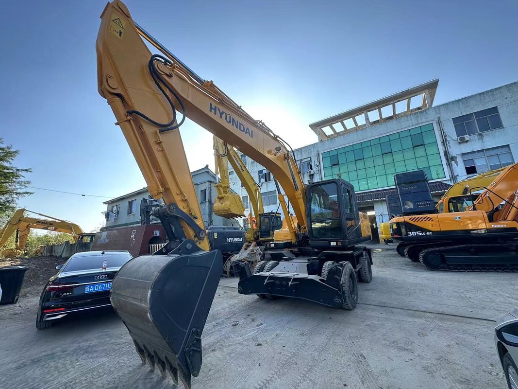 21.2トンのハインダイ 210W-7 中古車輪掘削機 容量1.34m3