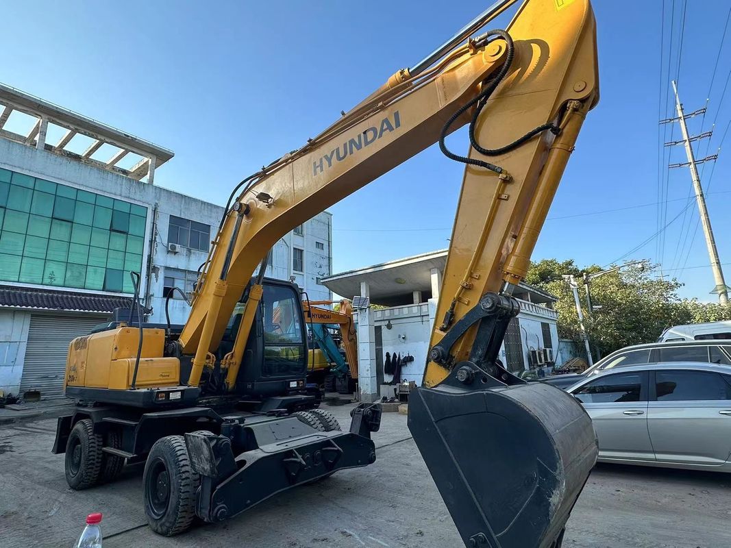 21.2トンのハインダイ 210W-7 中古車輪掘削機 容量1.34m3
