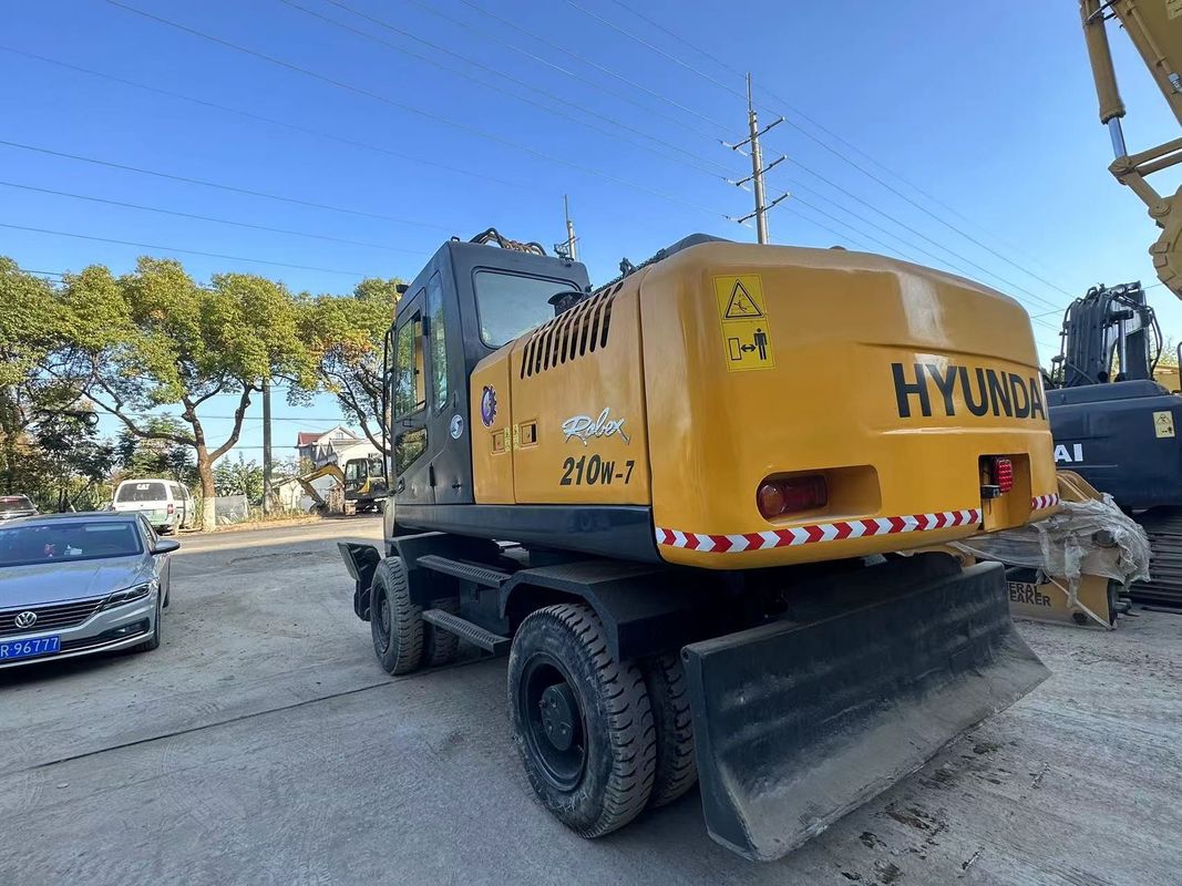 21.2トンのハインダイ 210W-7 中古車輪掘削機 容量1.34m3