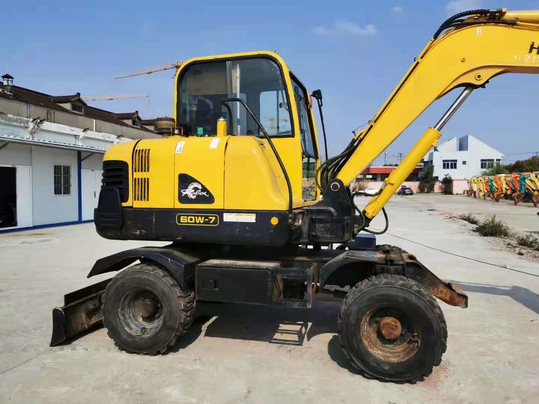 6トン 稼働準備 韓国 輸入 ハインダイ R60-7 中古車輪掘削機