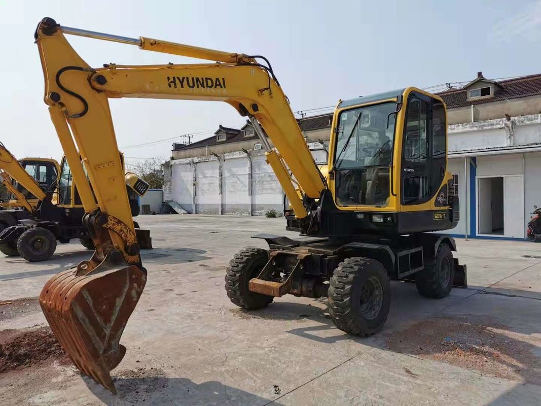 6トン 稼働準備 韓国 輸入 ハインダイ R60-7 中古車輪掘削機