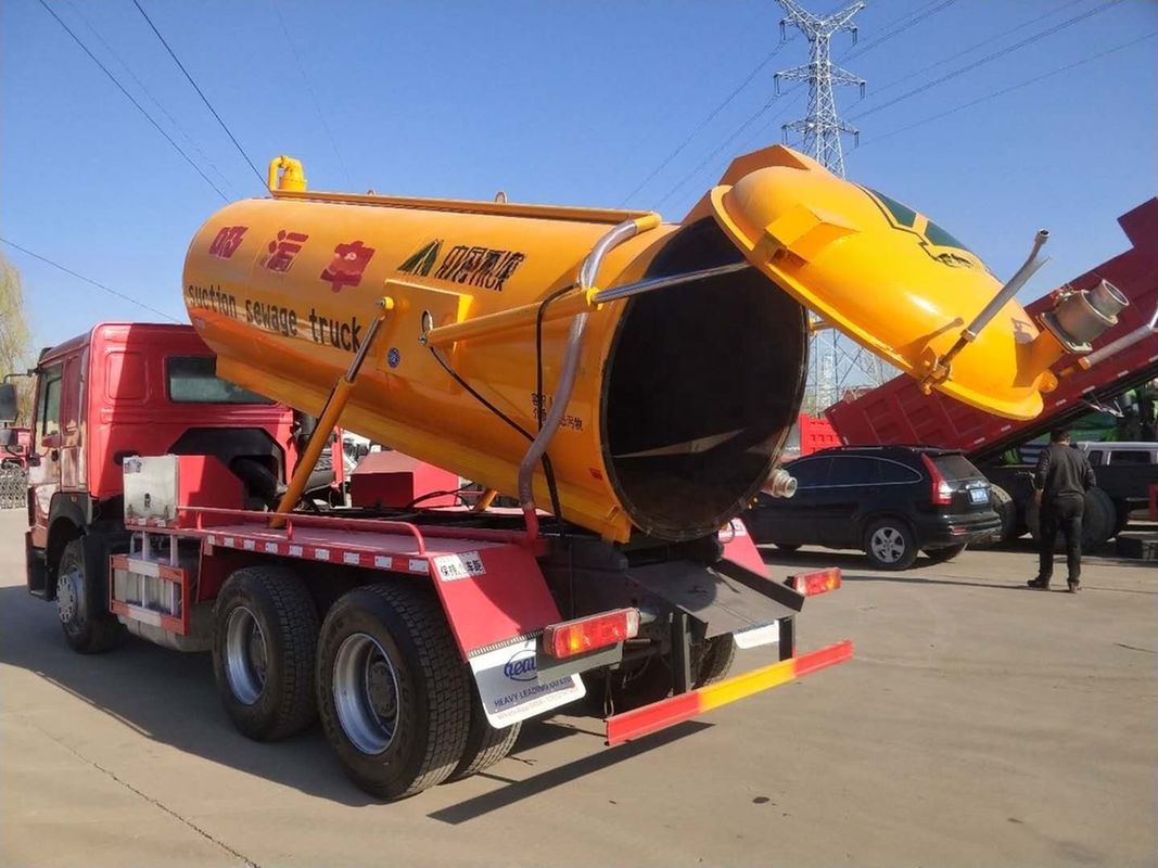 EURO 3 336hp 中古 ホー 6*4 掃除機 10cbm 下水道吸水機 状態良好