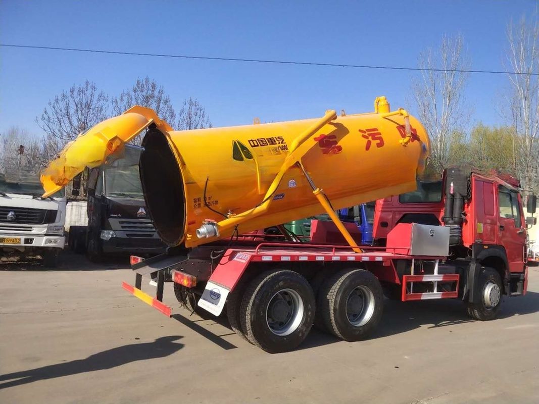EURO 3 336hp 中古 ホー 6*4 掃除機 10cbm 下水道吸水機 状態良好