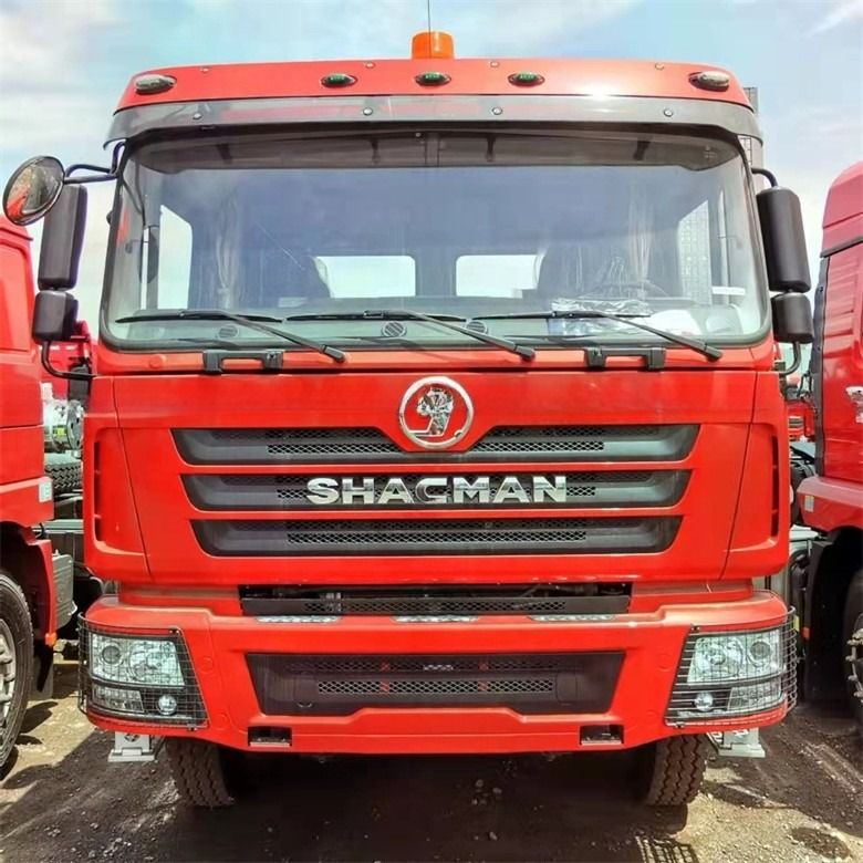 6*4 Shacman 電子安定制御システムとタッチスクリーン付きの中古トラックトラクター