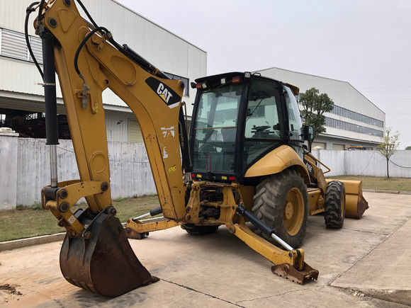 6792 10200 kg マシン重量 カーターピラー 416E バックホー ローダー 162 kw オリジナル 現在