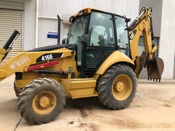 6792 10200 kg マシン重量 カーターピラー 416E バックホー ローダー 162 kw オリジナル 現在