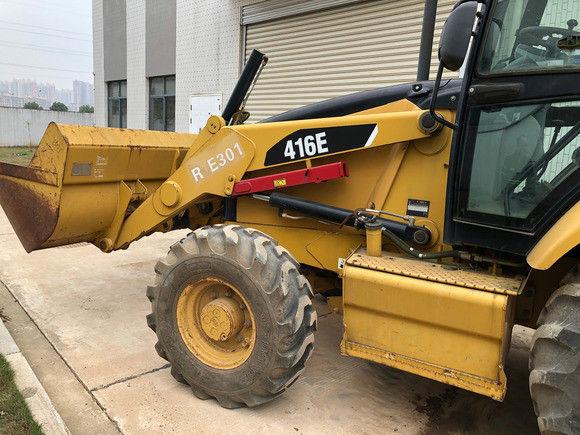 6792 10200 kg マシン重量 カーターピラー 416E バックホー ローダー 162 kw オリジナル 現在