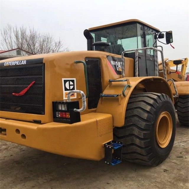 24トンの使用済みCAT 966h 低労働時間の車輪ロード機 日本製