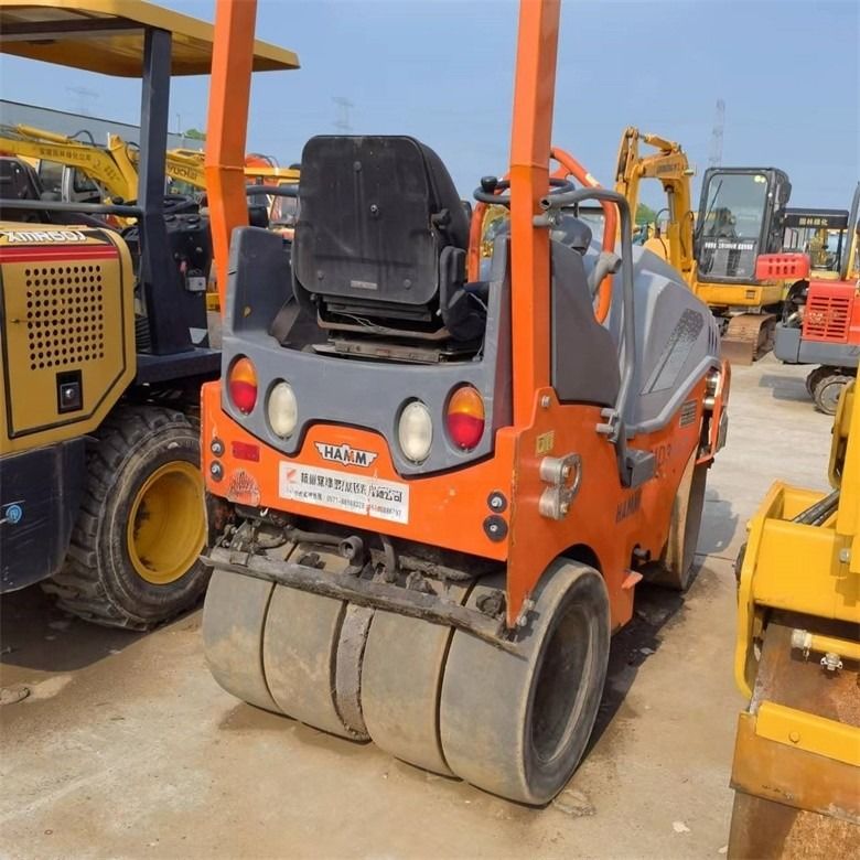 2.5トンの使用されたハムローラーコンパクターHD35VT オリジナルカラー 28KNの刺激力
